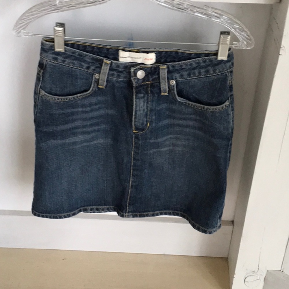 Paper denim&cloth jean skirt